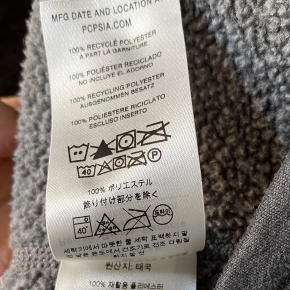 Patagonia Heathered Gray Quarter Zip Fleece Pullover | Men’s M - Picture 8 of 8